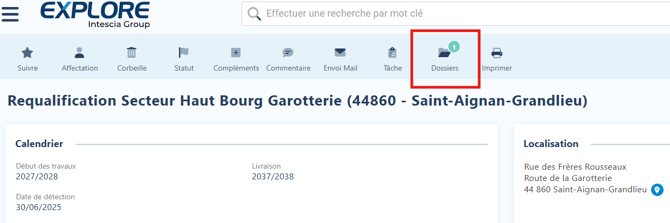 BDC - Créer des dossiers 7