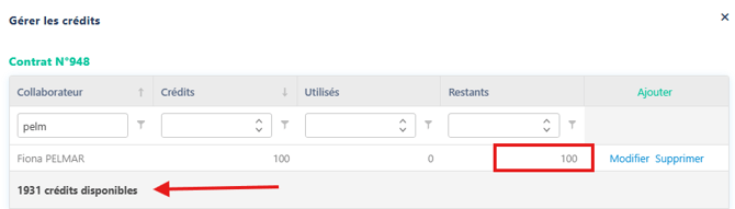 BDC - crédits contacts 1.6